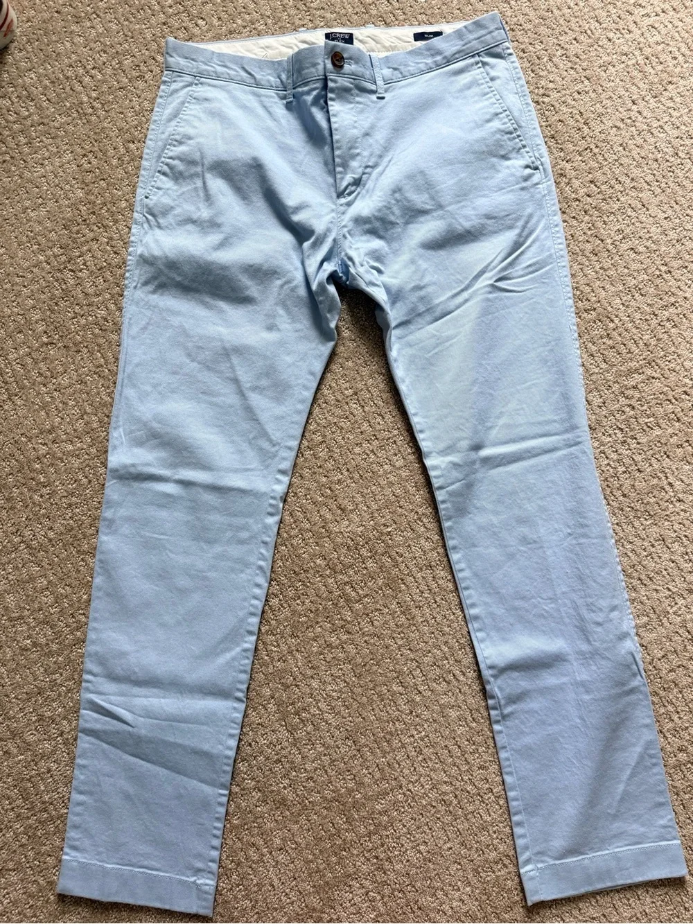 J.Crew Flex Slim Chino Pants Men’s 33x32 Light Blue